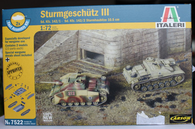 Sturmgeschütz III  Italeri  1:172   7522
