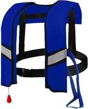 150N Automatic Inflatable Life Jacket Adjustable Nylon Swim Vest with CO2 Infla