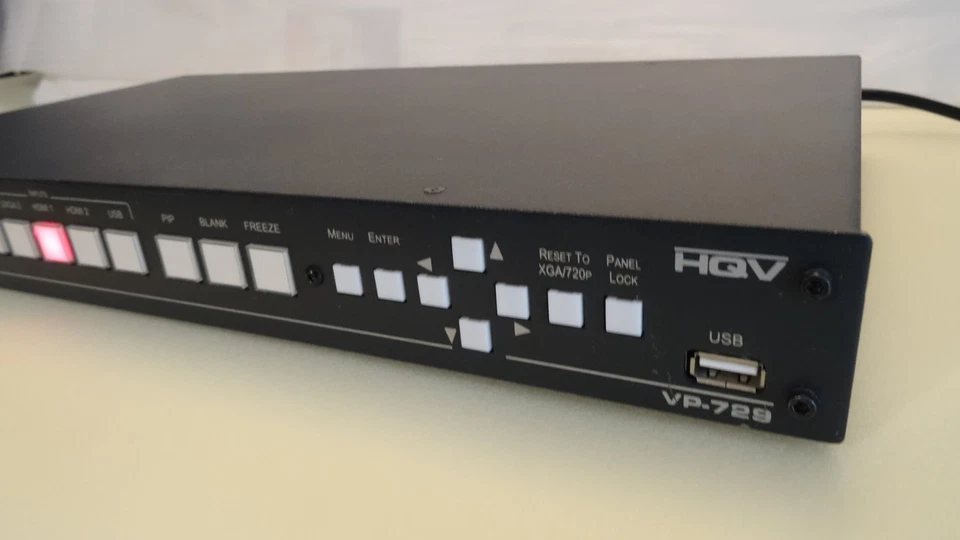 Kramer VP 729 HD Video Audio Presentation switcher scaler Power Cable included - Image 4 of 4