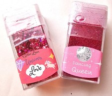 Unicorn Love Dancing Queen Glitter Set Pink Chunky Fine DIY Art Tumbler Craft