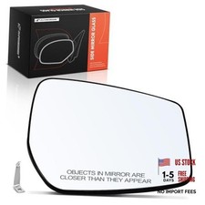 Right Passenger Side Non-Heated Mirror Glass with Backing Plate - Compatible