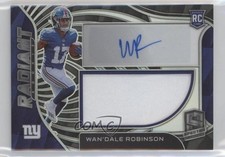 2022 Spectra Radiant Rookie Signatures /99 Wan'Dale Robinson Patch Auto qf8