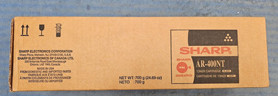 New Genuine SHARP AR-400NT  Black Toner Cartridge