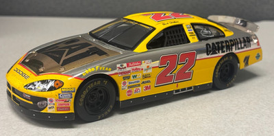 2002 Racing Champions 1:24 WARD BURTON #22 CAT Dodge - Chrome -