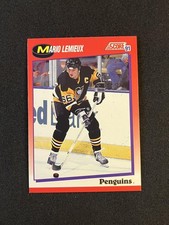 1991-92 Score Canadian Bilingual #200 Mario Lemieux Hockey Card