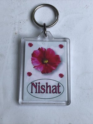 Personalisierter Schlüsselanhänger Nishat mit Bedeutung islamisch muslimische Geschenke B43 Mama Papa Geschenk
