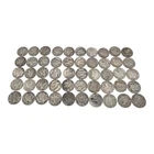90% Silver Dimes Lot $5 Face Mercury & Roosevelt 1 Roll 50x Junk Silver Bullion