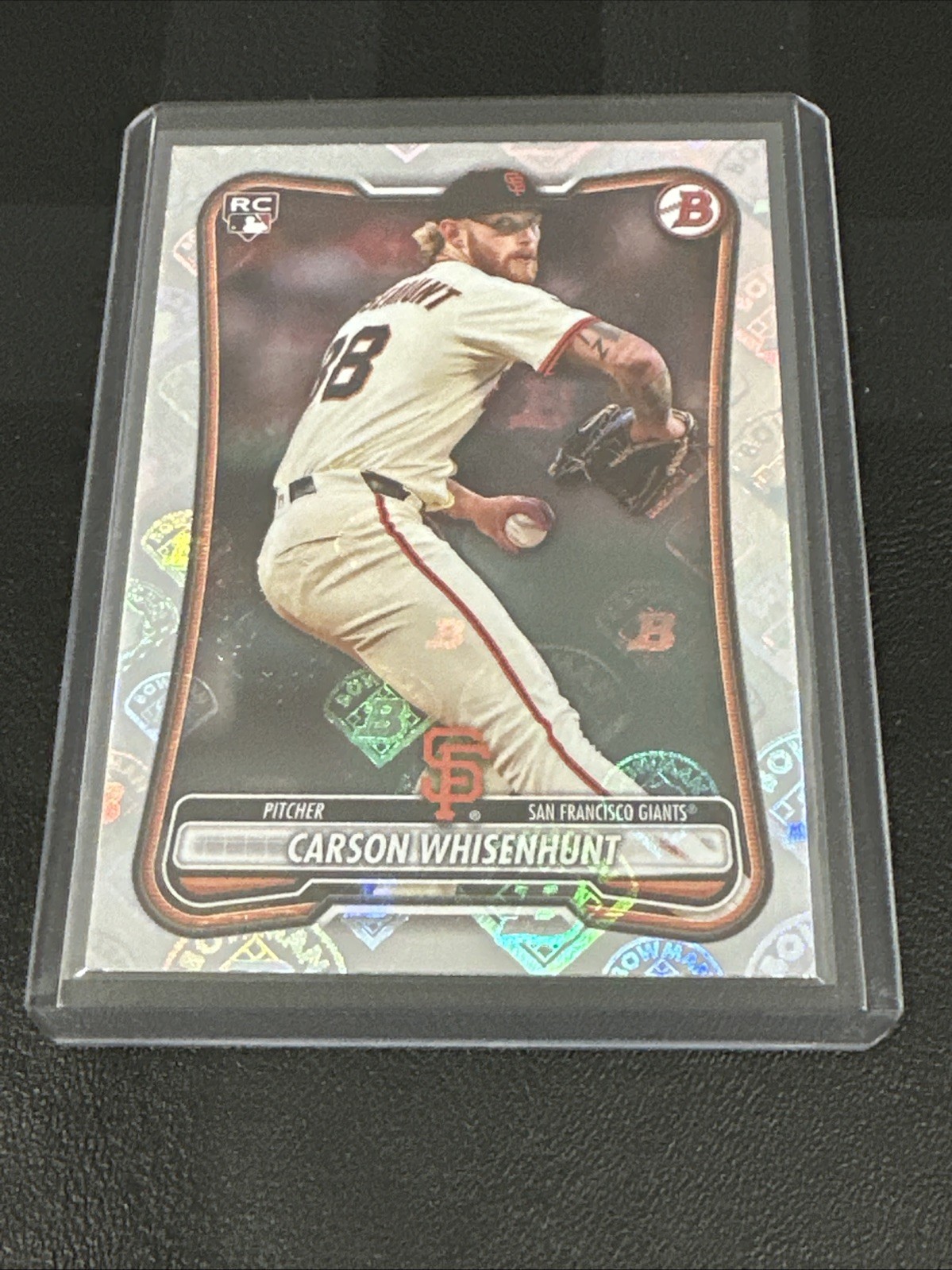 2026 Bowman Carson Whisenhunt #16 Bowman Logo Pattern RC