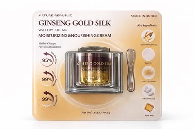 Nature Republic Ginseng Gold Silk Watery Cream 2.50z/70.8g