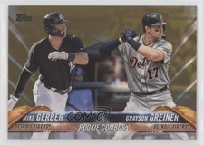 2018 Topps Update Rookie Combos Gold 1380/2018 Mike Gerber Grayson Greiner 0nr3