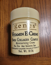 Genes Vitamin E Creme 16-OZ Collagen Complex Moisturizing Creme for DryandSens