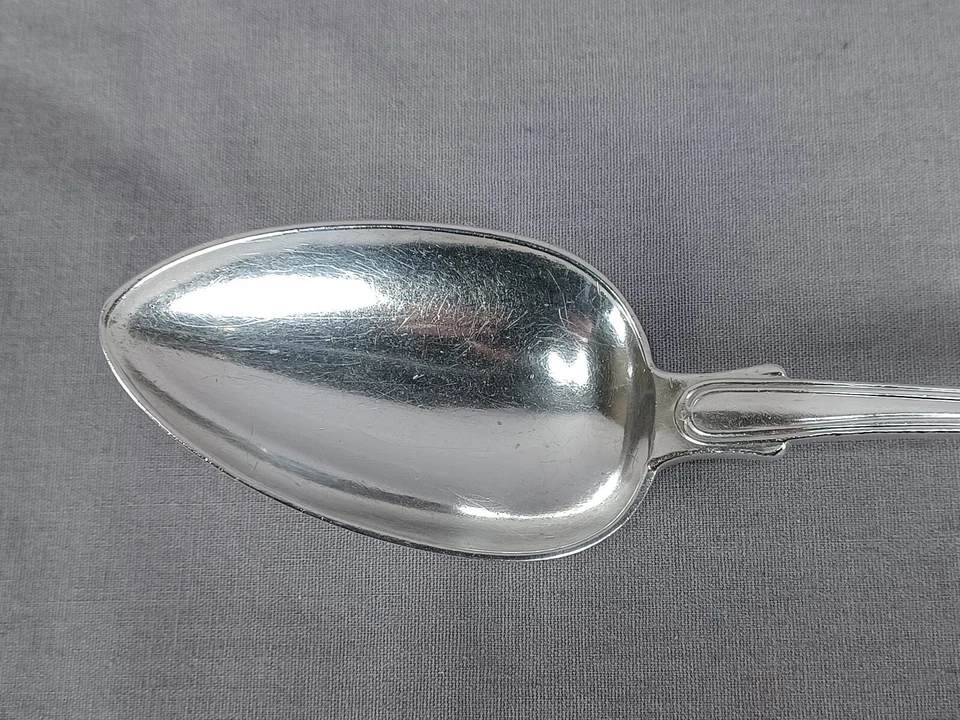 Moneda de plata con patrón de hilo de violín de Samuel Kirk de 9 pulgadas cuchara Foto 4 de 4