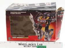 Grimlock BOX ONLY 1984 Vintage Hasbro G1 Transformers Action Figure
