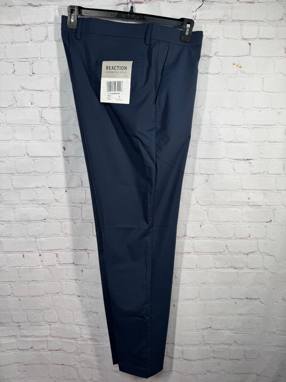 NEW KENNETH COLE Mens Navy Blue SLIM FIT Tapered Dress Pants/Slacks 38x30