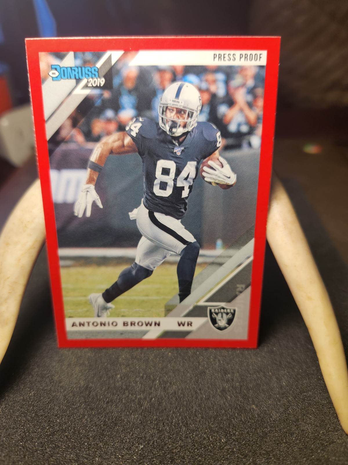 2019 Panini Donruss - Antonio Brown #212 Press Proof Red