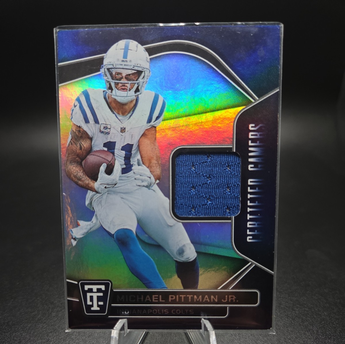 2024 Panini Totally Certified Michael Pittman Jr. Silver Patch No