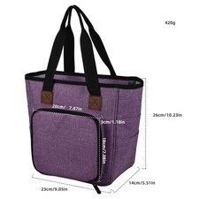 Bulk Capacity Knitting Organizer Bag