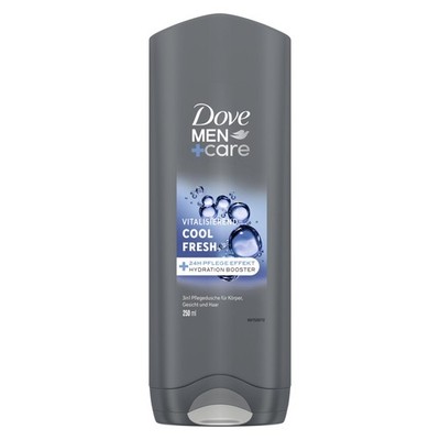Dove Men+Care Duschgel 3-in-1 Cool Fresh 6x 250 ml für Körper, Gesicht, Haar