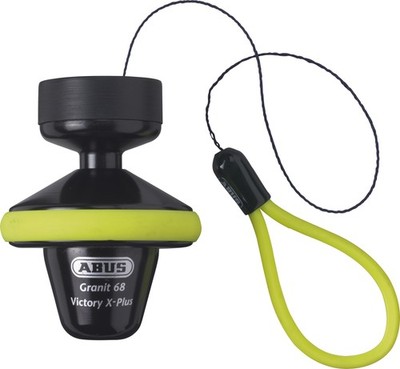 Abus Granit Victory X-Plus 68 Roll Up Disc Lock - Yellow - 14mm Motorcycle 56564