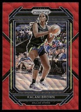 Kalani Brown 2023-24 Panini Prizm WNBA Ruby Wave Dallas Wings #22