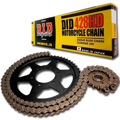DID Kettensatz Stahl 428HD Clip für Gas Gas MC 85 17/14 Zoll, Baujahr 2022