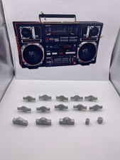 Ghetto blaster/boombox/Tecsonic/Torec/Updated True Chrome J1 Super Jumbo sliders