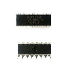 New 5Pcs for PCF8574 PCF8574P DIP-16 Remote 8-bit I/O Expander IC Chip Black