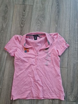 Gaastra Poloshirt Damen Polohemd Shirt Polokragen Gr. L Baumwolle Weiß #0euzhck