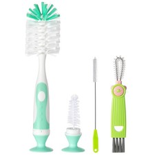 Ariseno 4-in-1 Baby Bottle Brush Set, Bottle Brush Cleaner, Bottle Cleaner B...
