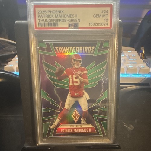 Panini 2025 Phoenix Patrick Mahomes II Thunderbirds Green #24 /99 Chiefs