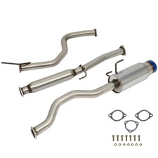 4.5 Burnt Tip Muffler Exhaust For 92-00 Honda Civic 24dr Eg8ej1-8 4.5 Burnt Tip Muffler Exhaust For 92-00 Honda Civic 24dr Eg8ej1-8