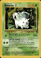 Nidoran F 082/130 Base Set 2