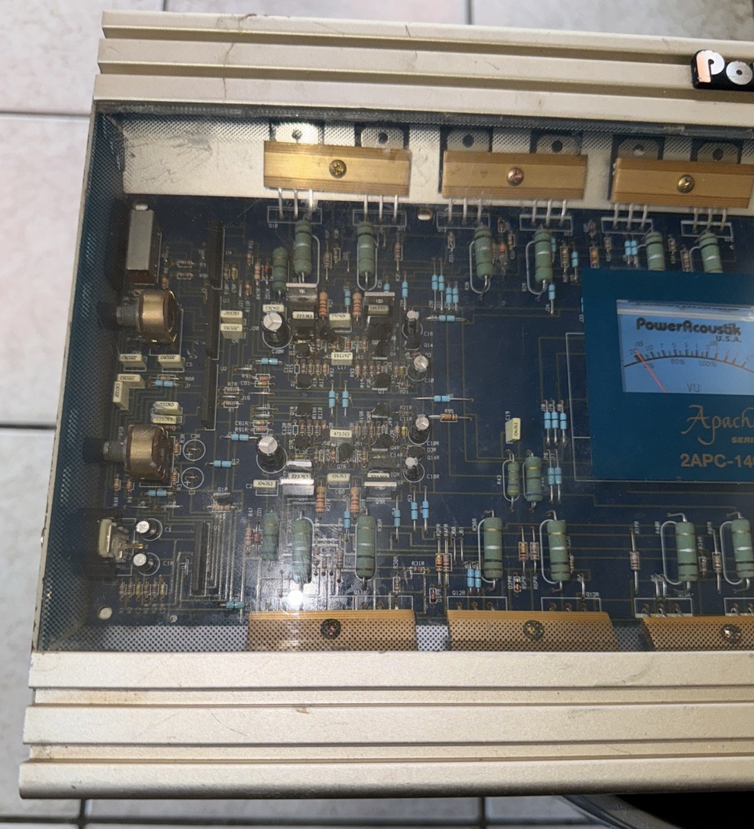 爆音 ☆PowerAcoustikパワーアコースティック2APC-1400☆ VTG Power Acoustik Apache Series 2APC-1400 Multi CH Car