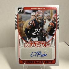 2024 Donruss Signature Marks #34 Cameron Taylor-Britt