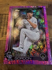  2025 Topps Update Series Tanner Gordon Pink Holo Foil Rookie (RC) #US8 Rockies