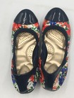 LADIES SIZE 7 DEXFLEX COMFORT SLIP ON FLAT BALLET MULTI FLORAL SHOES  — photo 9