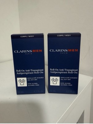 Clarins Men Antiperspirant Deodorant Roll-On 50ml / 1.7 oz   Brand new
