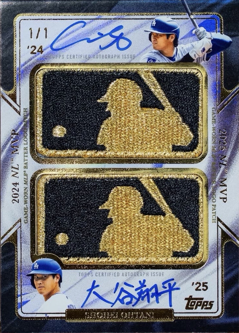 Magnet 🧲 Of Shohei Ohtani 2025 Topps Dual LOGOMAN 1/1