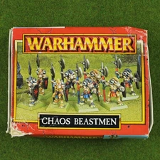 CLASSIC Warhammer Chaos Beastmen, Plastic - OOP - Citadel Beastman Halberds