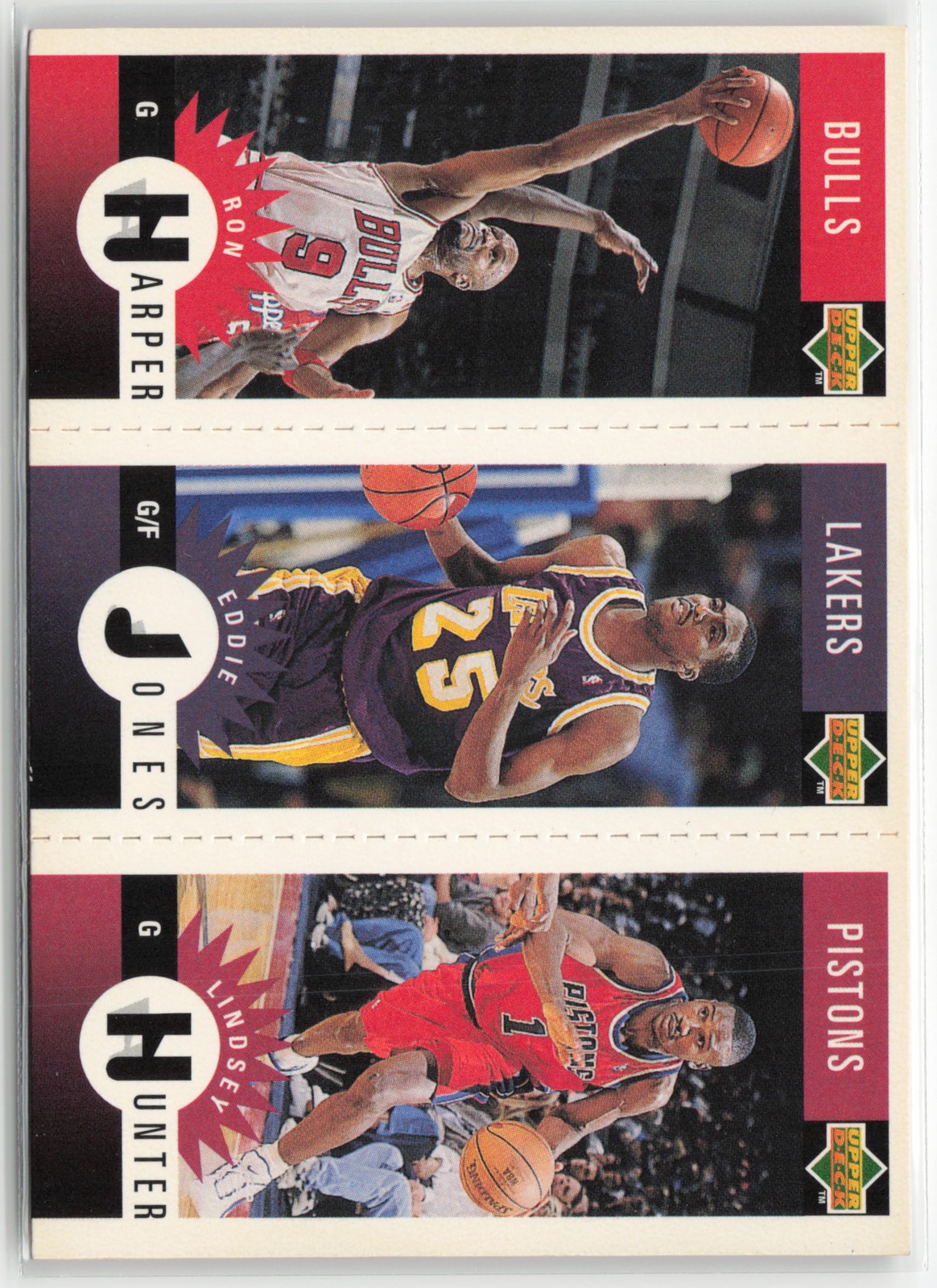 1996 Collector's Choice Harper Jones Hunter Mini-Cards Panels #M101 M131 M113