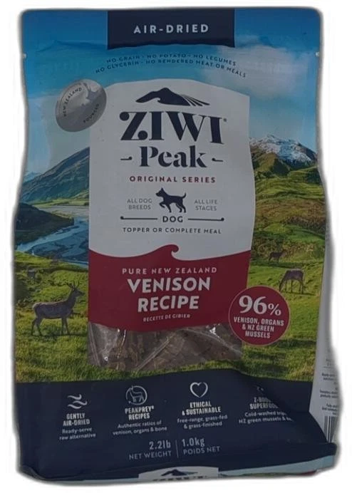 *2026-6-4* Ziwi Peak Air-dried Dog Food – Venison - All Natural, High Protein