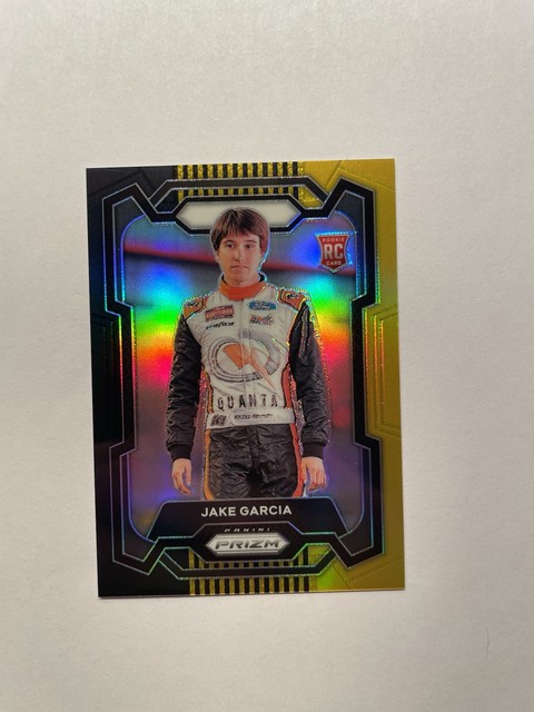 2024 Panini Prizm #49 Jake Garcia - ROOKIE RC - BLACK GOLD 4/5 RARE!