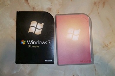 Microsoft Windows 7 Ultimate 32 Bit and 64 Bit DVDs MS WIN Full Retail Box Vers.