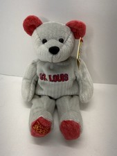 2000 Mark McGwire 25 Grey Beanie Bear Salvino's Team Bammers Set St. Louis