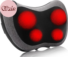 Shiatsu Back Massager with Heat, Deep Tissue Massage Pillow for Neck,Shoulder,Fo