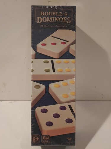 Game Gallery Double 6 Dominosteine / 28 Color Dot Dominosteine - Bild 1 von 6