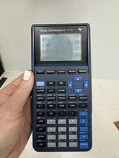 Texas Instrument TI 81 Graphing Calculator W Cover Tested
