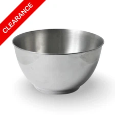 NEW Stainless Steel Mixing Bowl 18cm (7”) Footed Deep Prep Bowl Kitchen Cookware