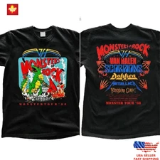 Trending 1988 Monsters Of Rock Tour Concert T-Shirt, Monsters Tour '88 Shirt