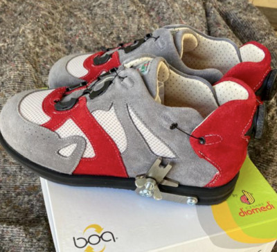 Orthesenschuhe  CESARE DIOMEDI Laser S1 BOA-Einstieg Gr. 20 + Halterung NEU